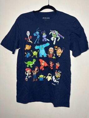 PIXAR Navy Short Sleeve Character Tee